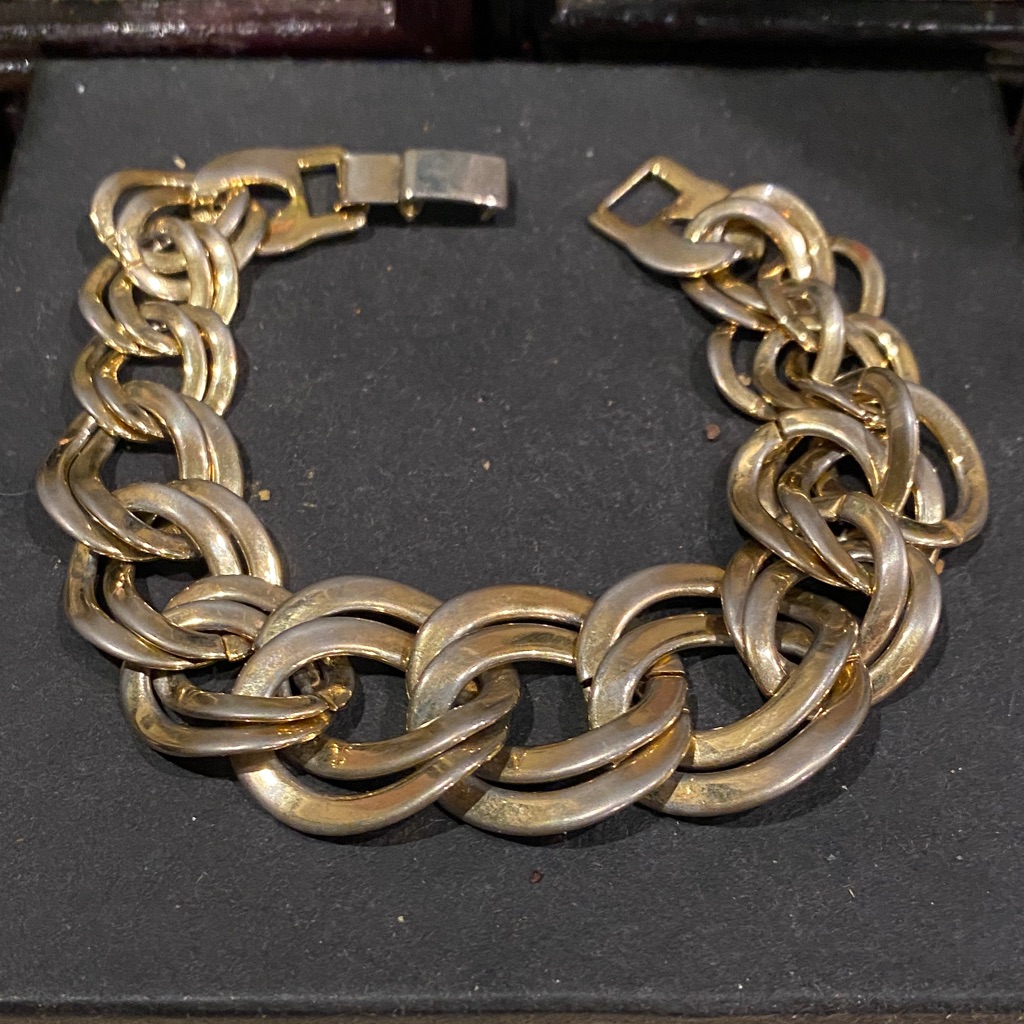 3/$10 Chunky Gold Tone Chain Bracelet